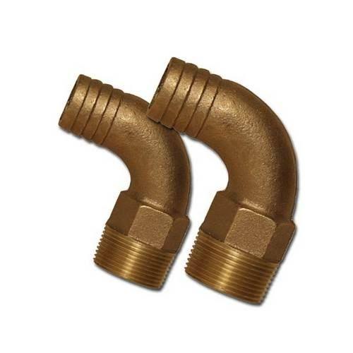Bronze Pipe to Hose Elbow Adapter 90 Degrees V7577