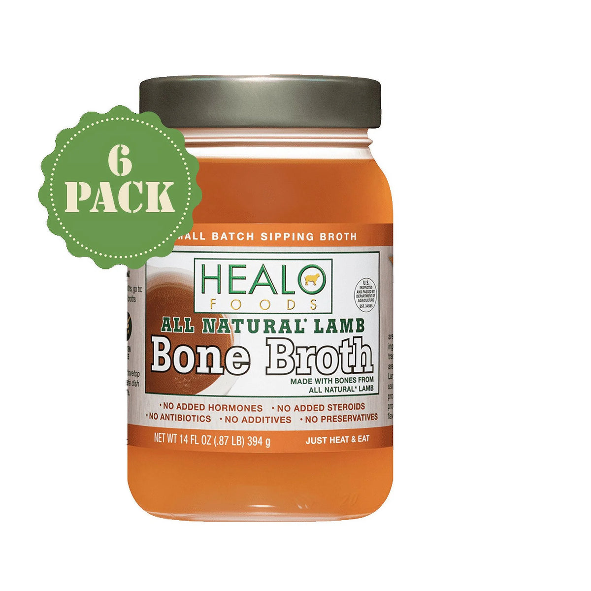All Natural Lamb Bone Broth 6-Pack J949
