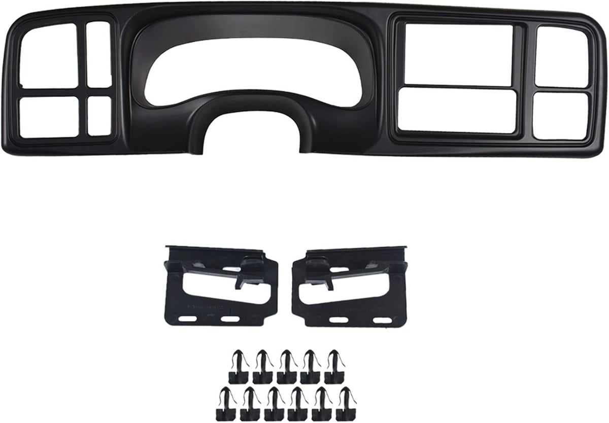 Double Din Truck Dash Kit Matte Black L827261