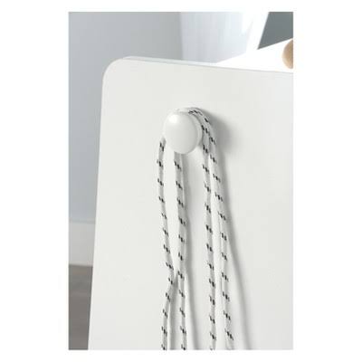 Soft White 3-Shelf Kids Bookcase V687291