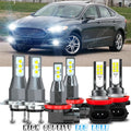 6x LED Headlights Hi/Low Beam Fog Light Bulbs 6000K V9769