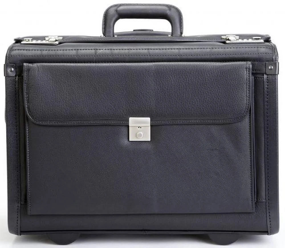 Wheeled Leather Catalog Case I285