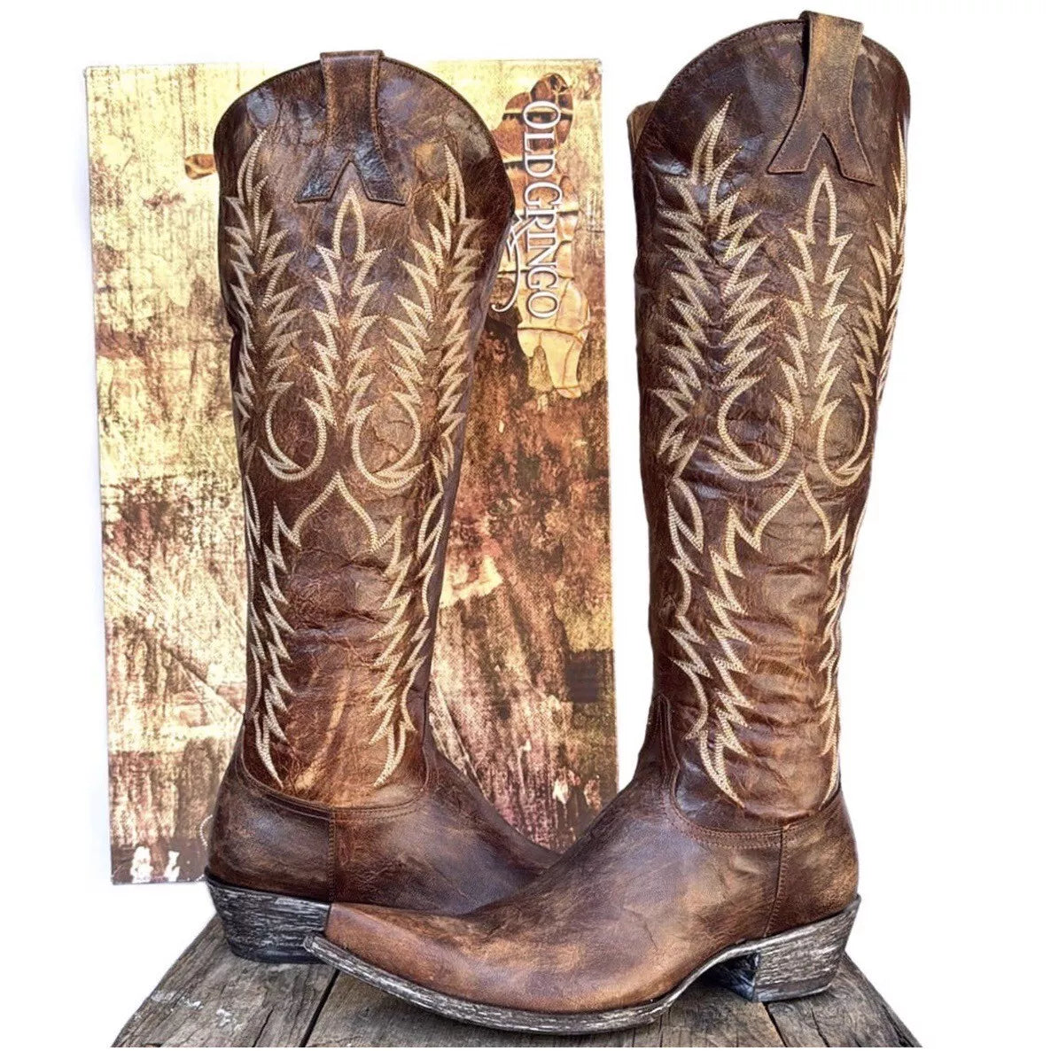 Knee High Western Cowboy Boots R191456
