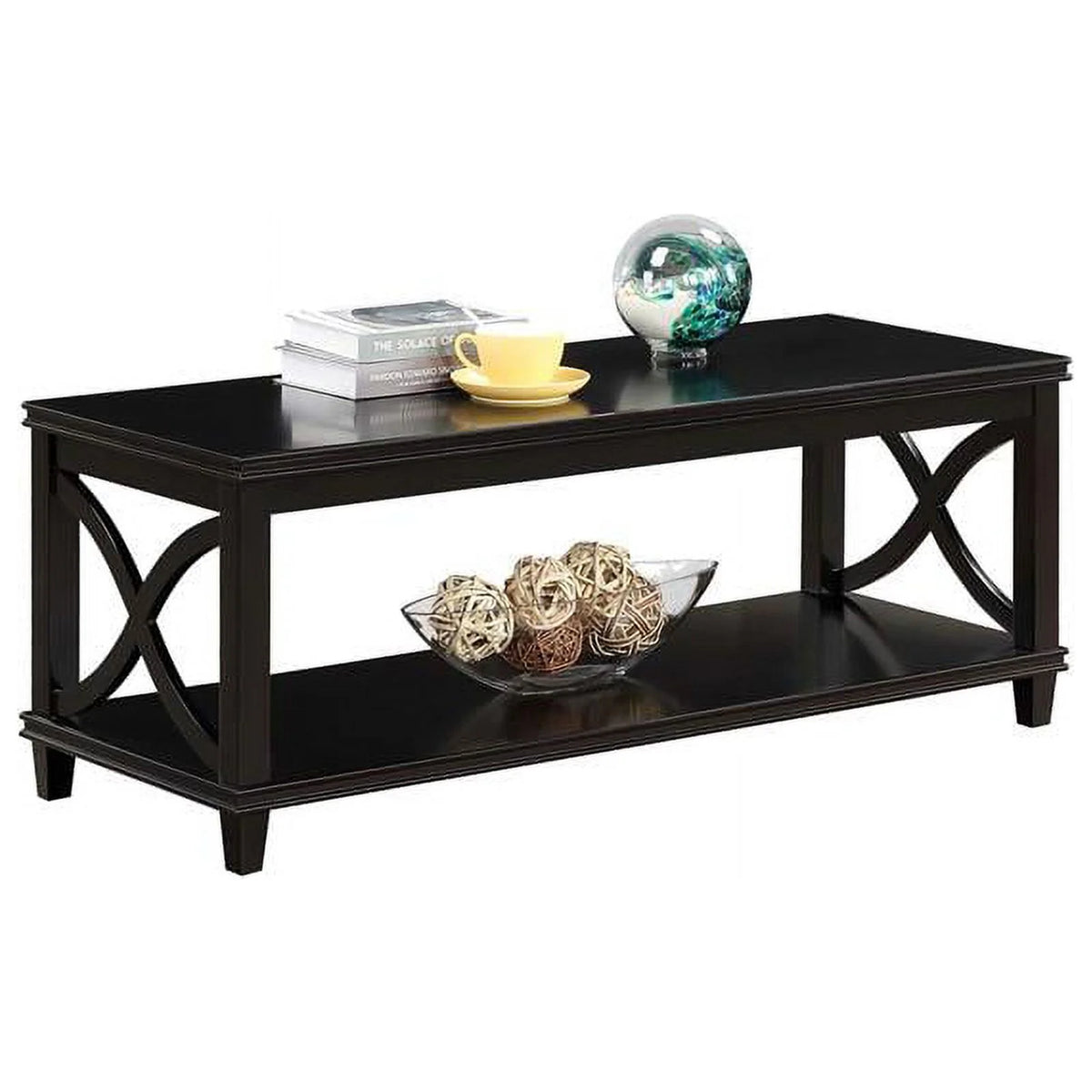 Black Wood Coffee Table T809