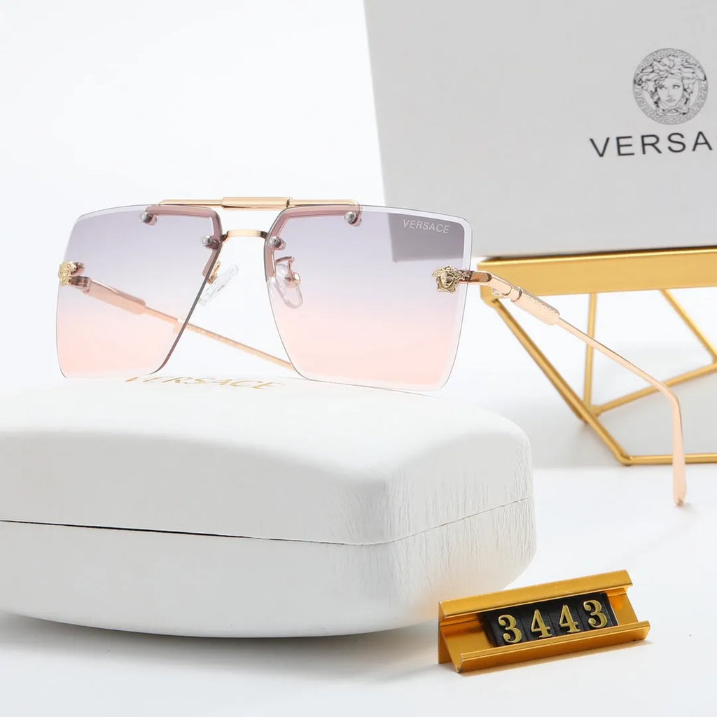 Frameless Double Bridge Polarized Sunglasses O946684