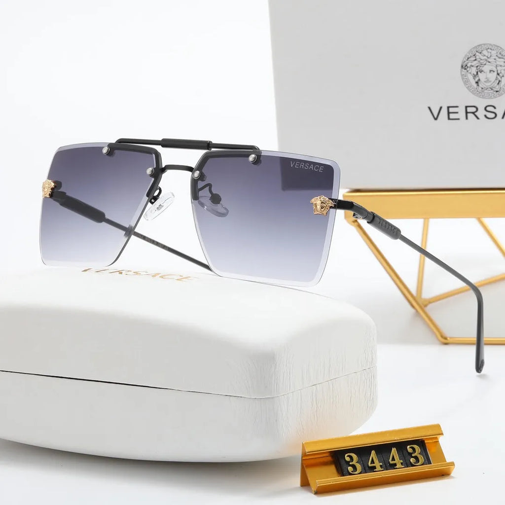 Frameless Double Bridge Polarized Sunglasses O946684