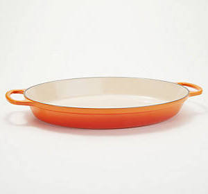 Flame Cast-Iron 3-qt Oval Baker A647