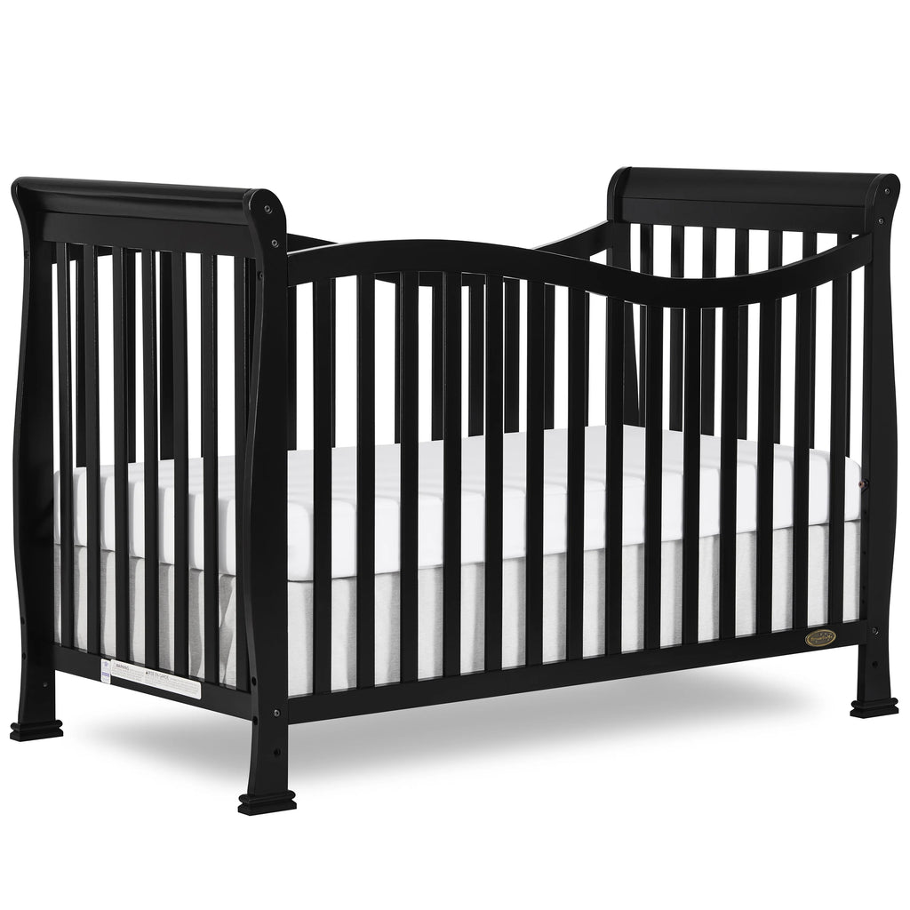 Black Convertible Crib R5547