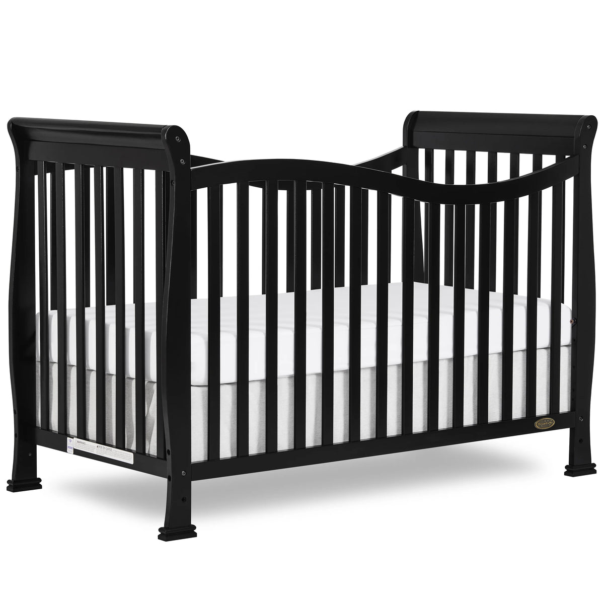 Black Convertible Crib R5547