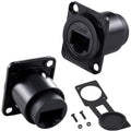 10 Pack Shielded RJ45 Panel Mount Coupler V739486