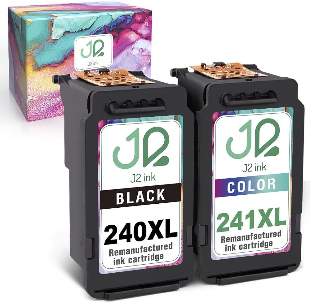 2 Pack Remanufactured Ink Cartridge Combo for Pixma MG3620 W78237