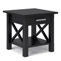 Solid Wood End Table with Storage G117915