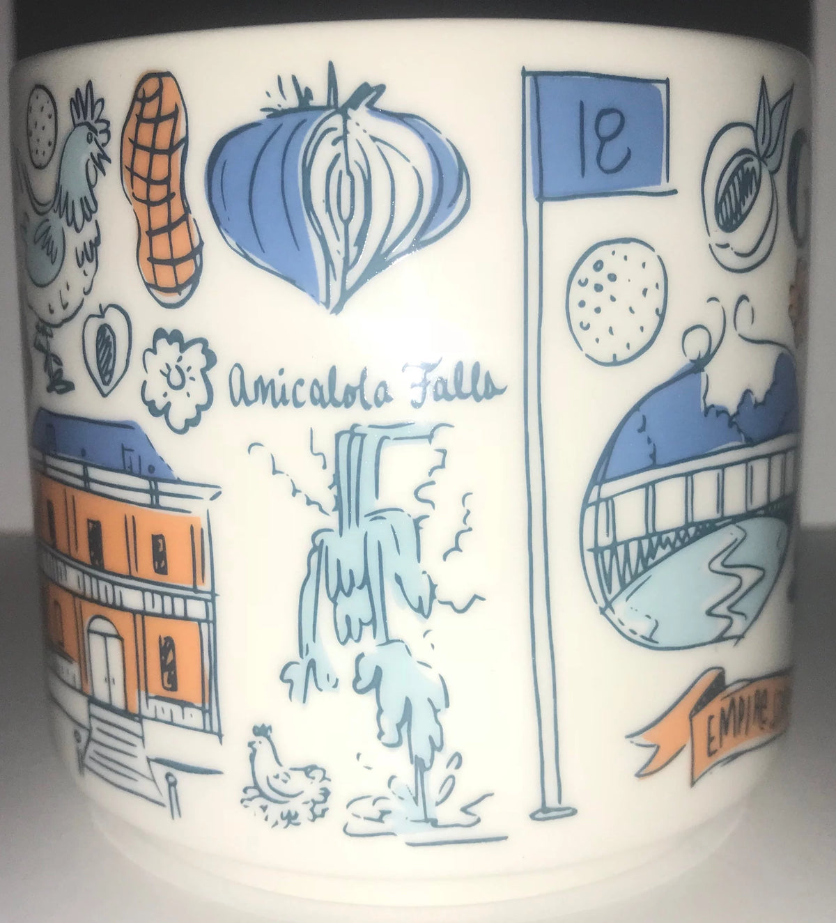 Georgia Ceramic Coffee Mug, 14 Oz F154