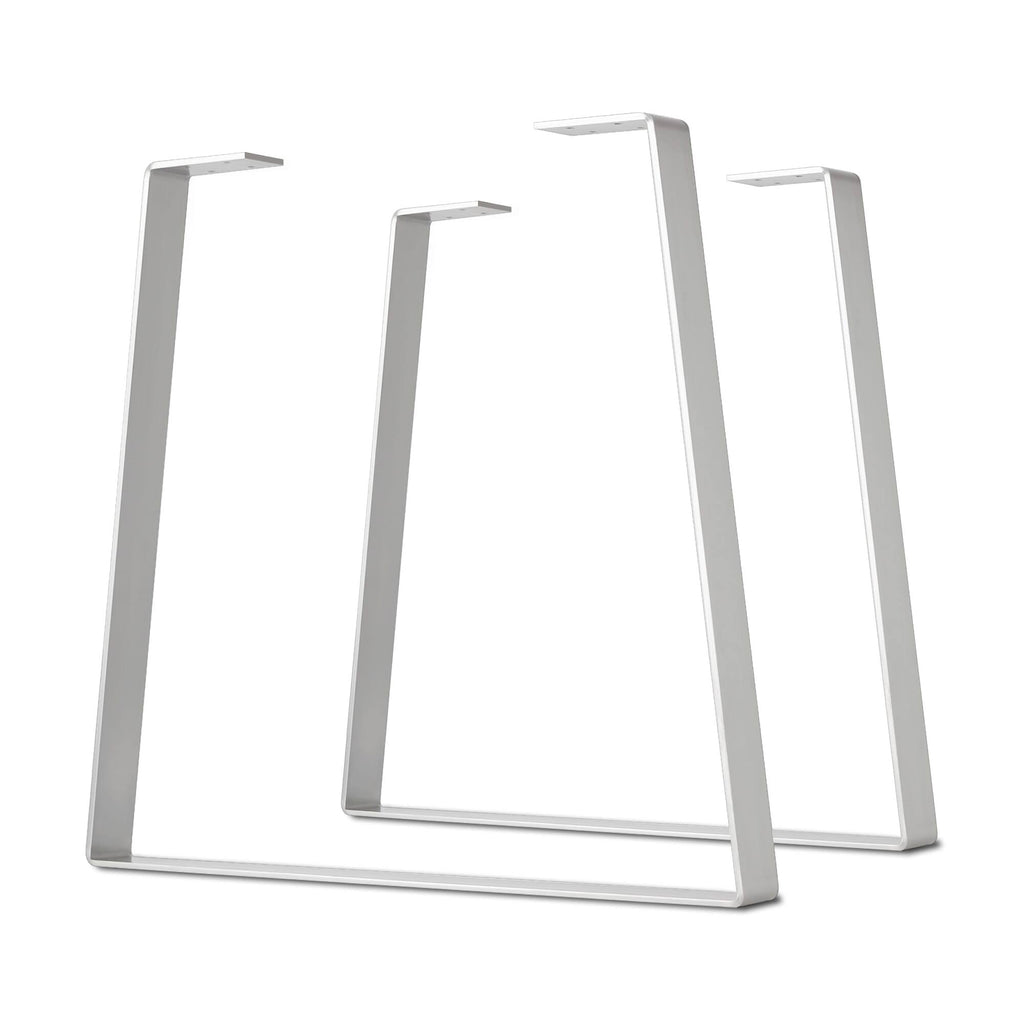 White Flat Bar Table Leg and Bench Base R4073