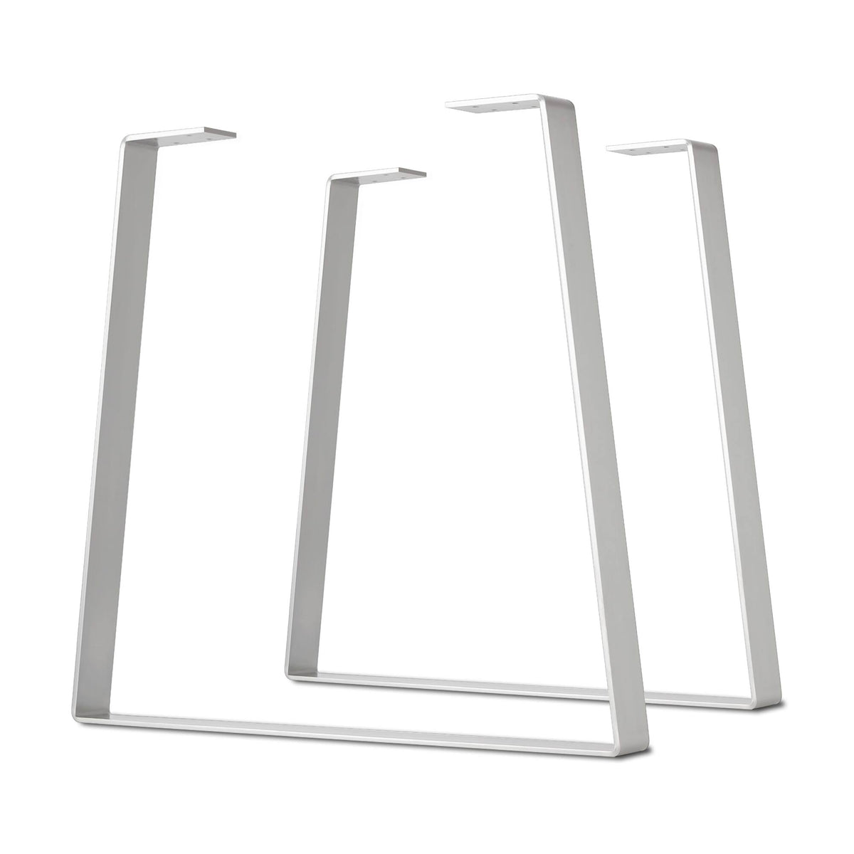 White Flat Bar Table Leg and Bench Base R4073