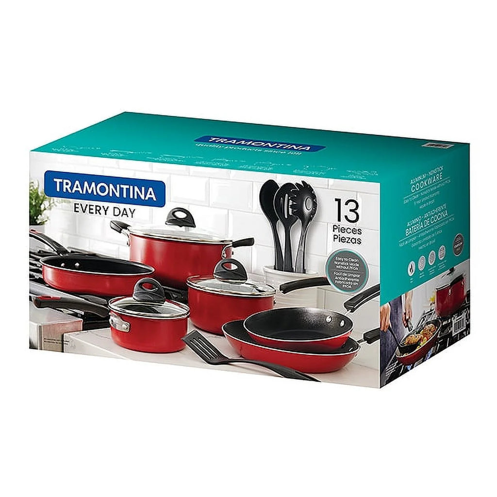 13 Pc Enamel Nonstick Cookware Set X848945