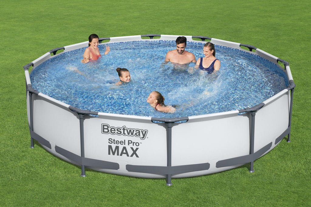 12-Foot by 30-inch Round Frame Swimming Pool Set U495