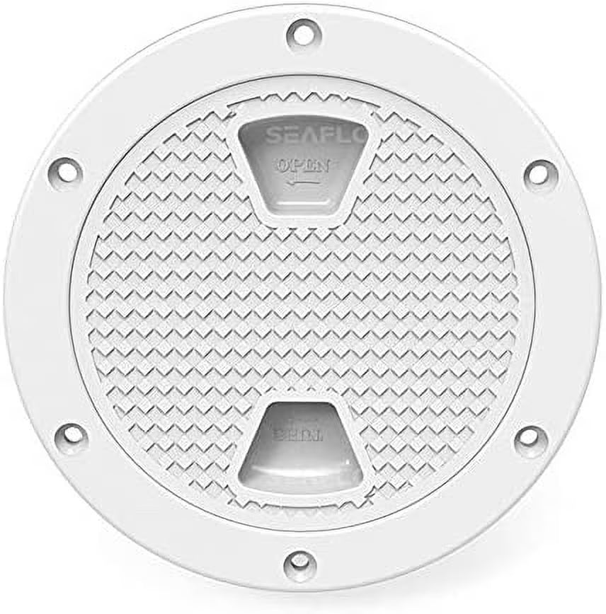 White Circular Non Slip Inspection Hatch L9762