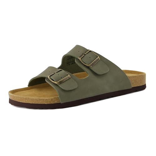 Cork Footbed Mens Leather Sandals T277413