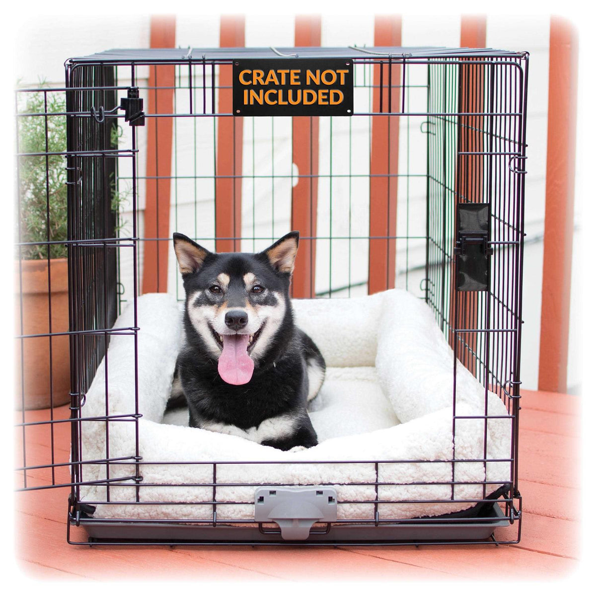 Large Natural Dog Crate Pad B809781