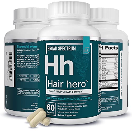 Hair Supplement with 5000 mcg Biotin E754