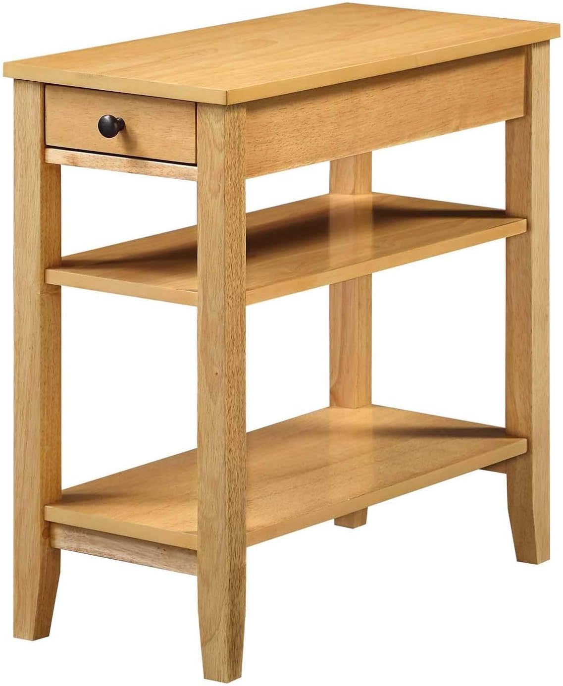 Three Tier End Table with Drawer V2198