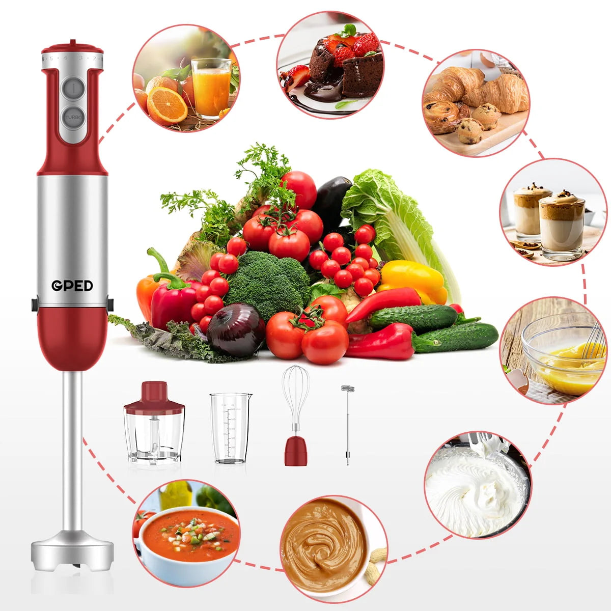 5-in-1 Immersion Hand Blender O8147