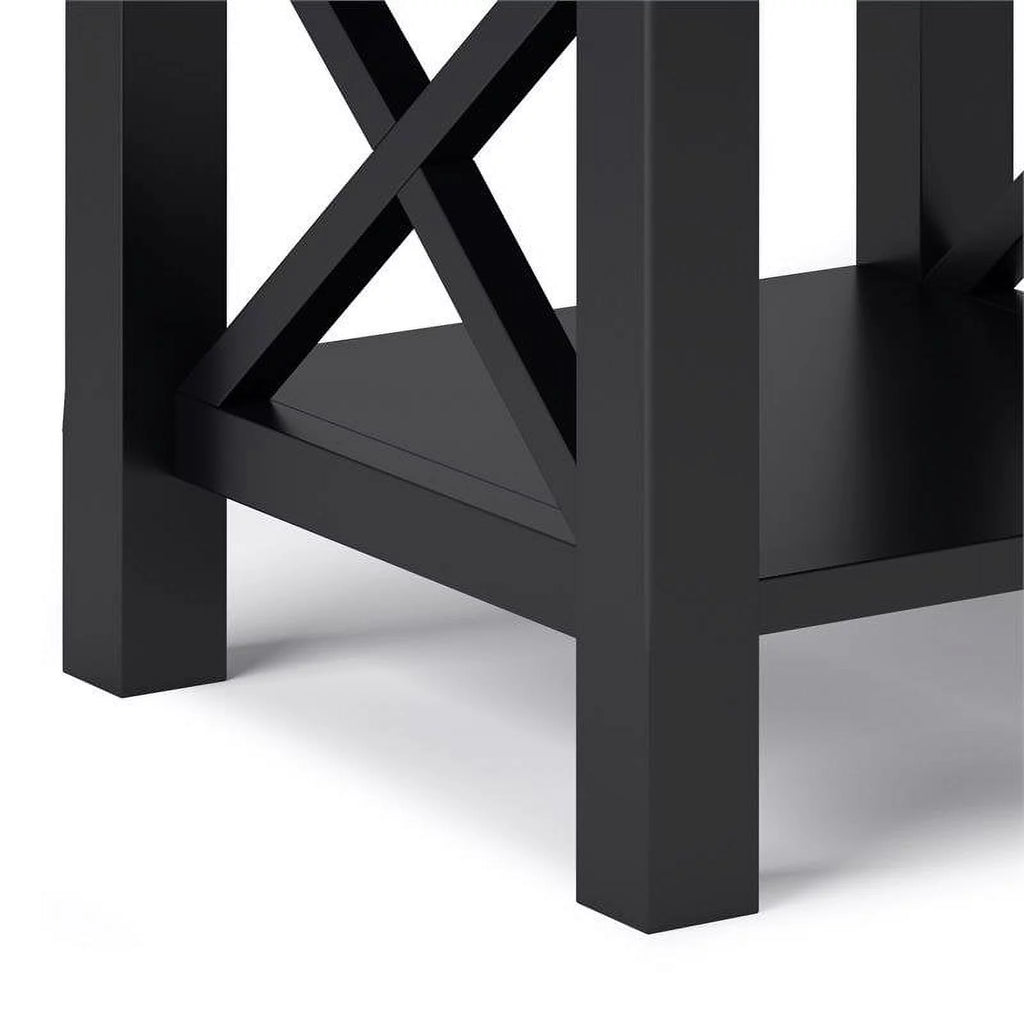 Solid Wood End Table with Storage G117915