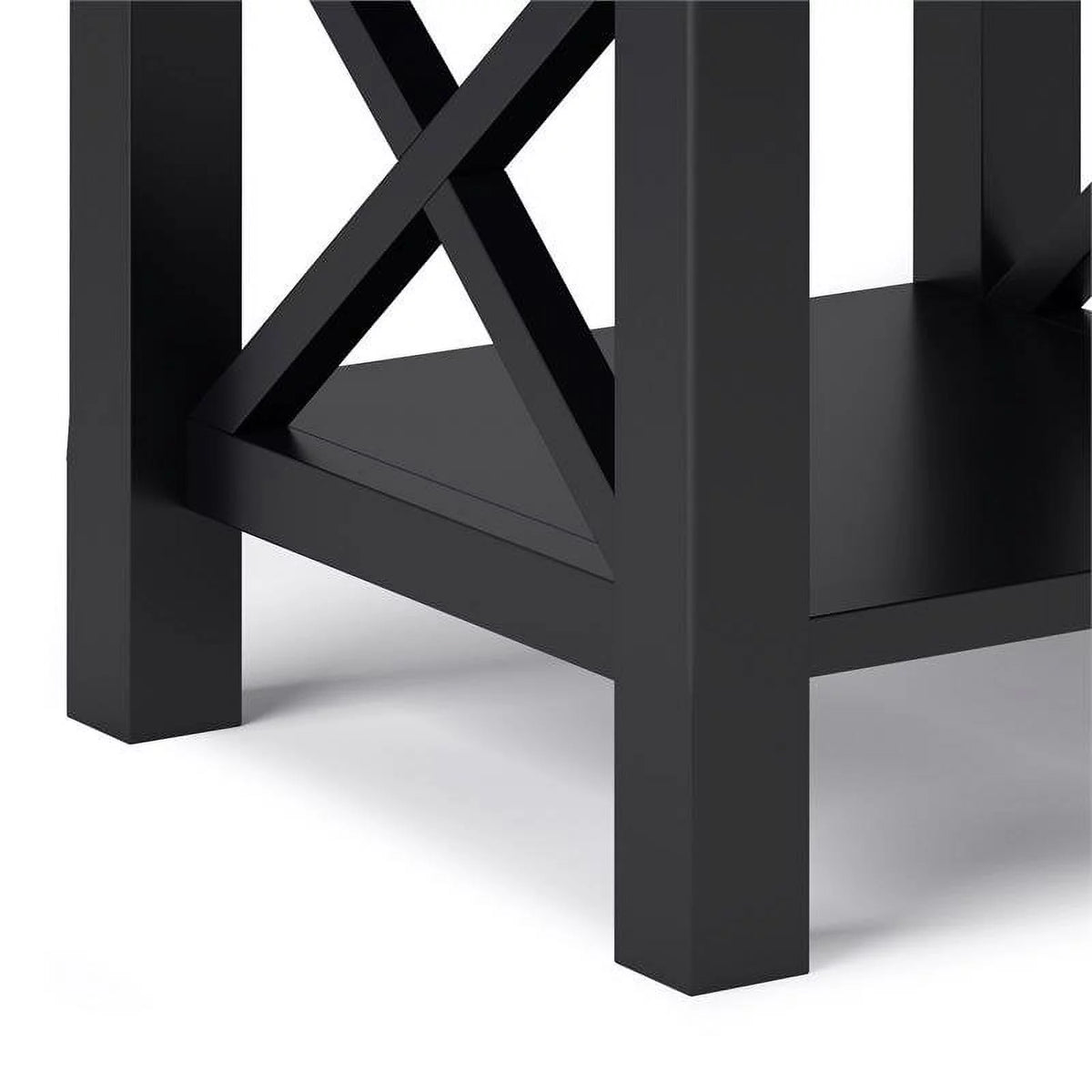 Solid Wood End Table with Storage G117915
