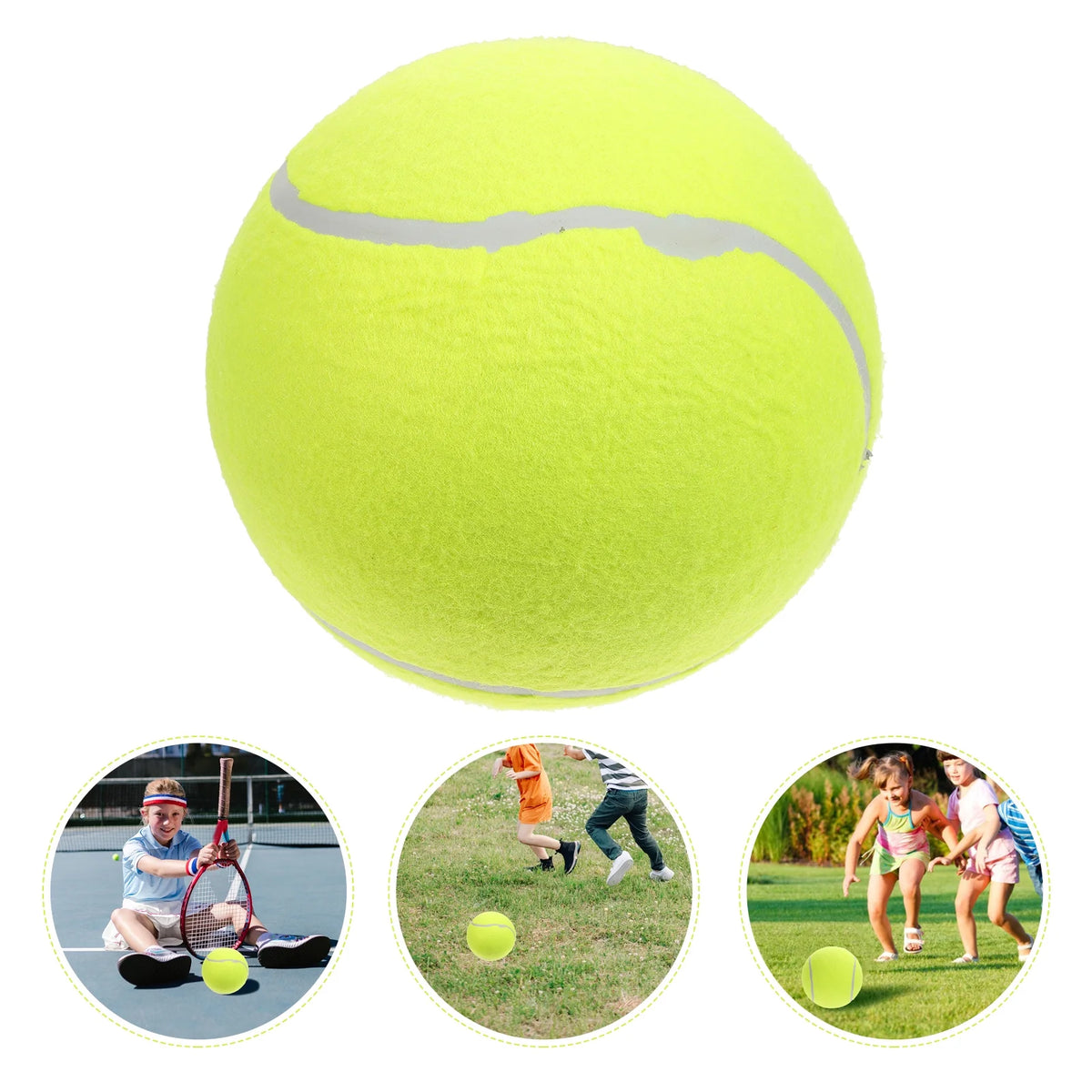 Yellow Inflatable Rubber Ball L14722