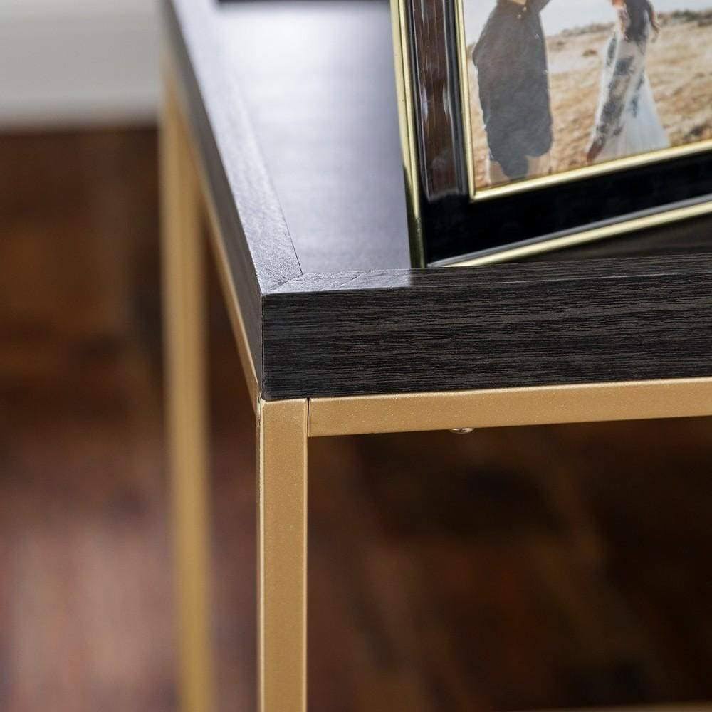 Graphite Square Side Table E64209