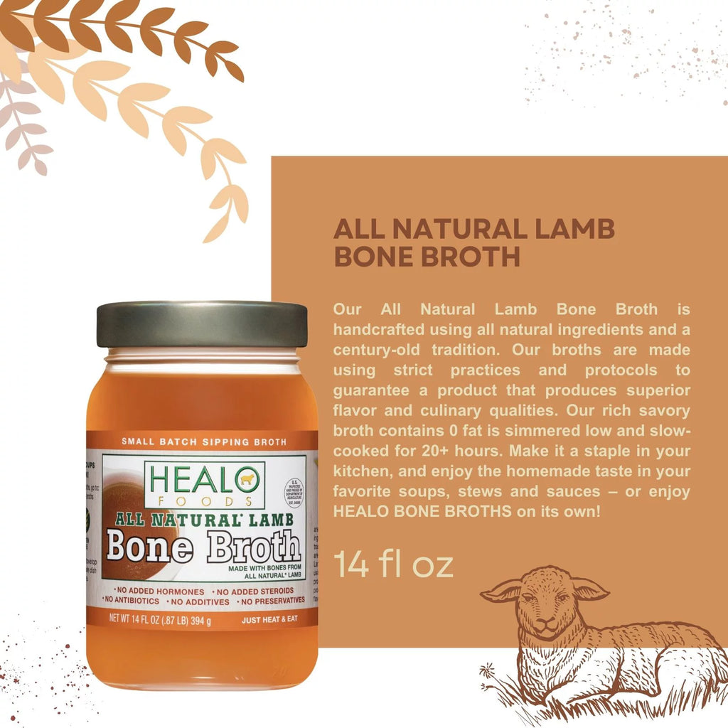 All Natural Lamb Bone Broth 6-Pack J949