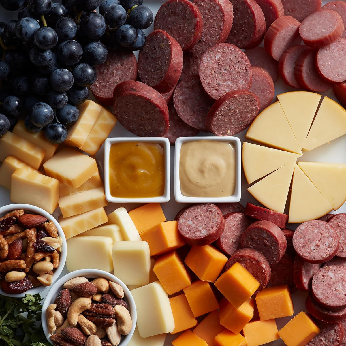Beef Summer Sausage & Cheese Large Gift Box E6286