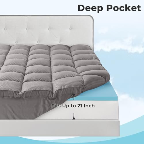 King Size 4 Inch Memory Foam Mattress Topper K919