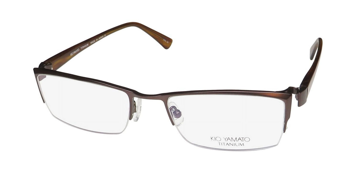 Titanium Lightweight Half-Rimless Eyeglass Frame A1983