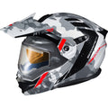White/Grey Cold Weather Electric Snow Helmet N6360