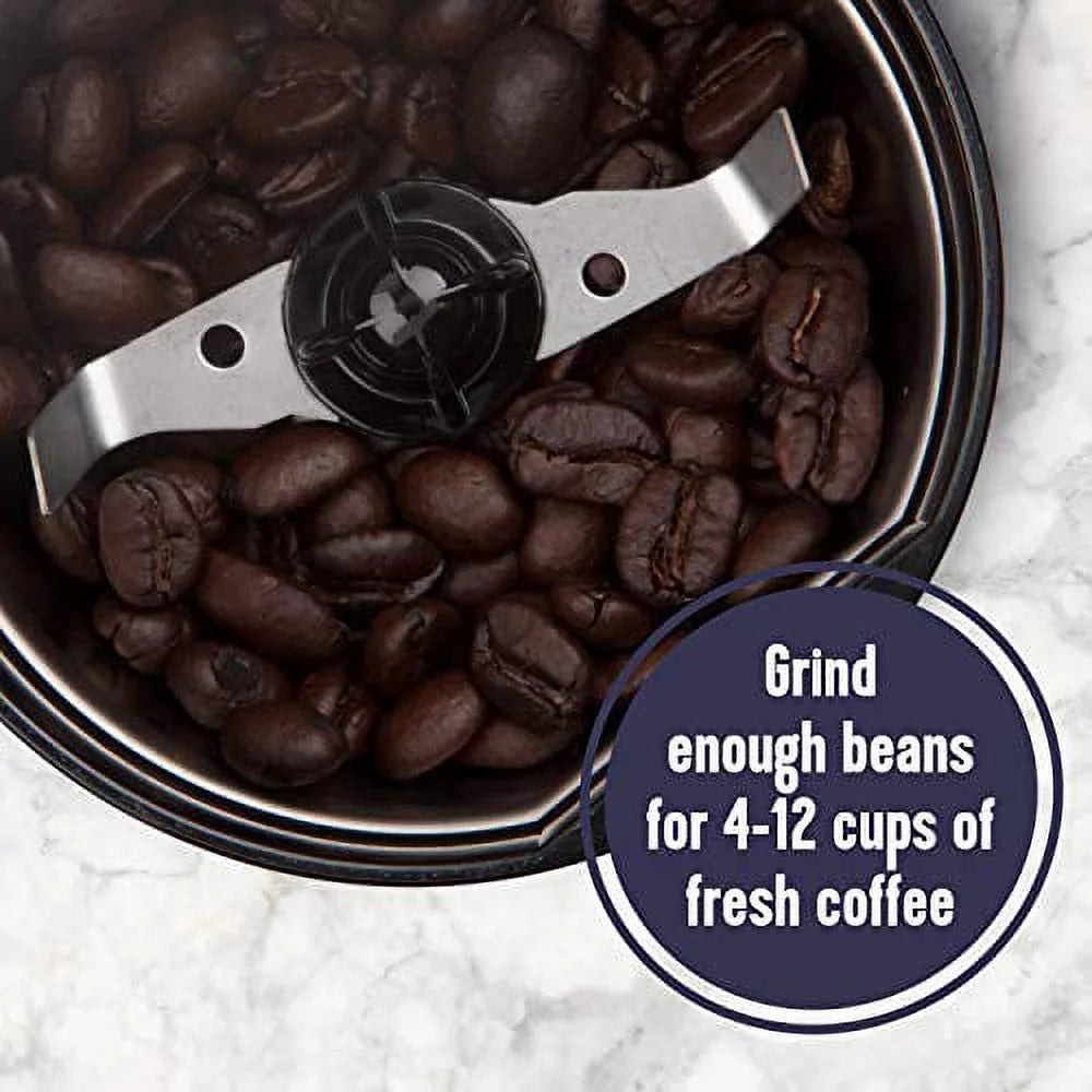 Black Electric Coffee Bean Spice Grinder V7813