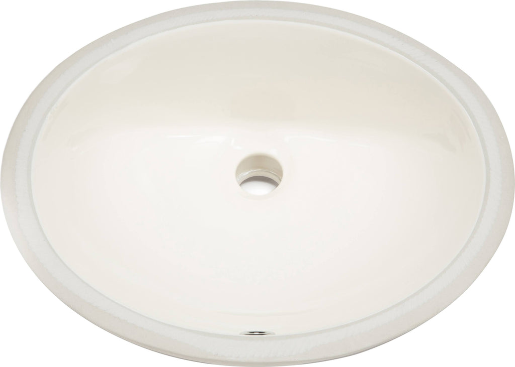 Oval Undermount Sink in Biscuit W389165