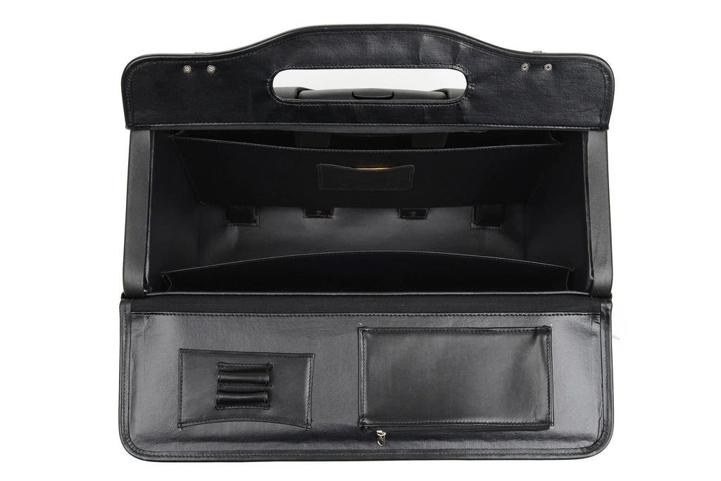 Wheeled Leather Catalog Case I285