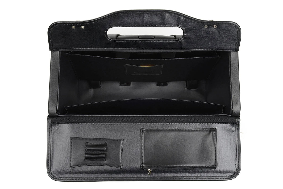 Wheeled Leather Catalog Case I285
