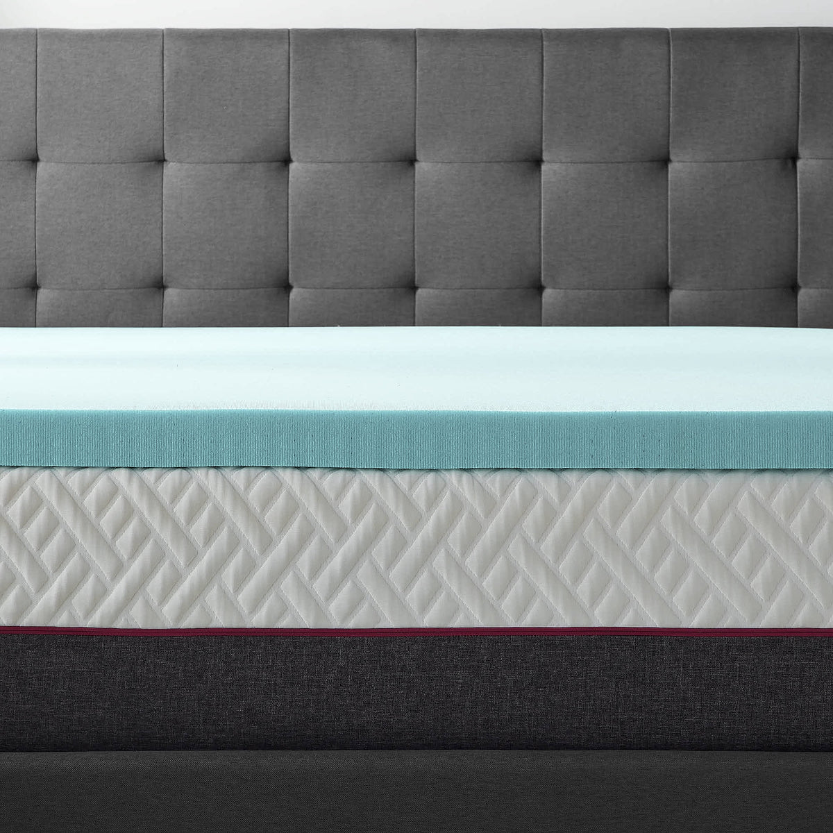 3" Cooling Gel Memory Foam Mattress Topper, Twin-XL B11032