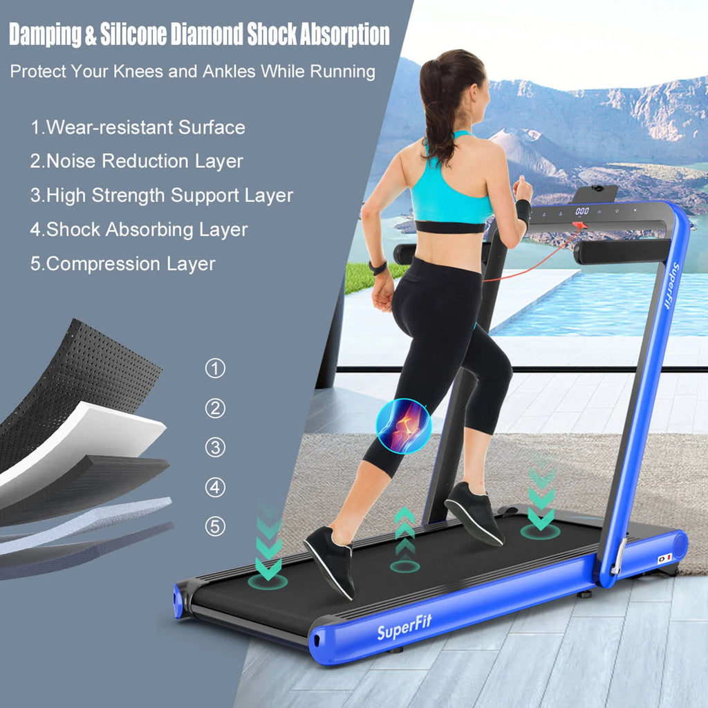 2 in 1 Folding Treadmill P384