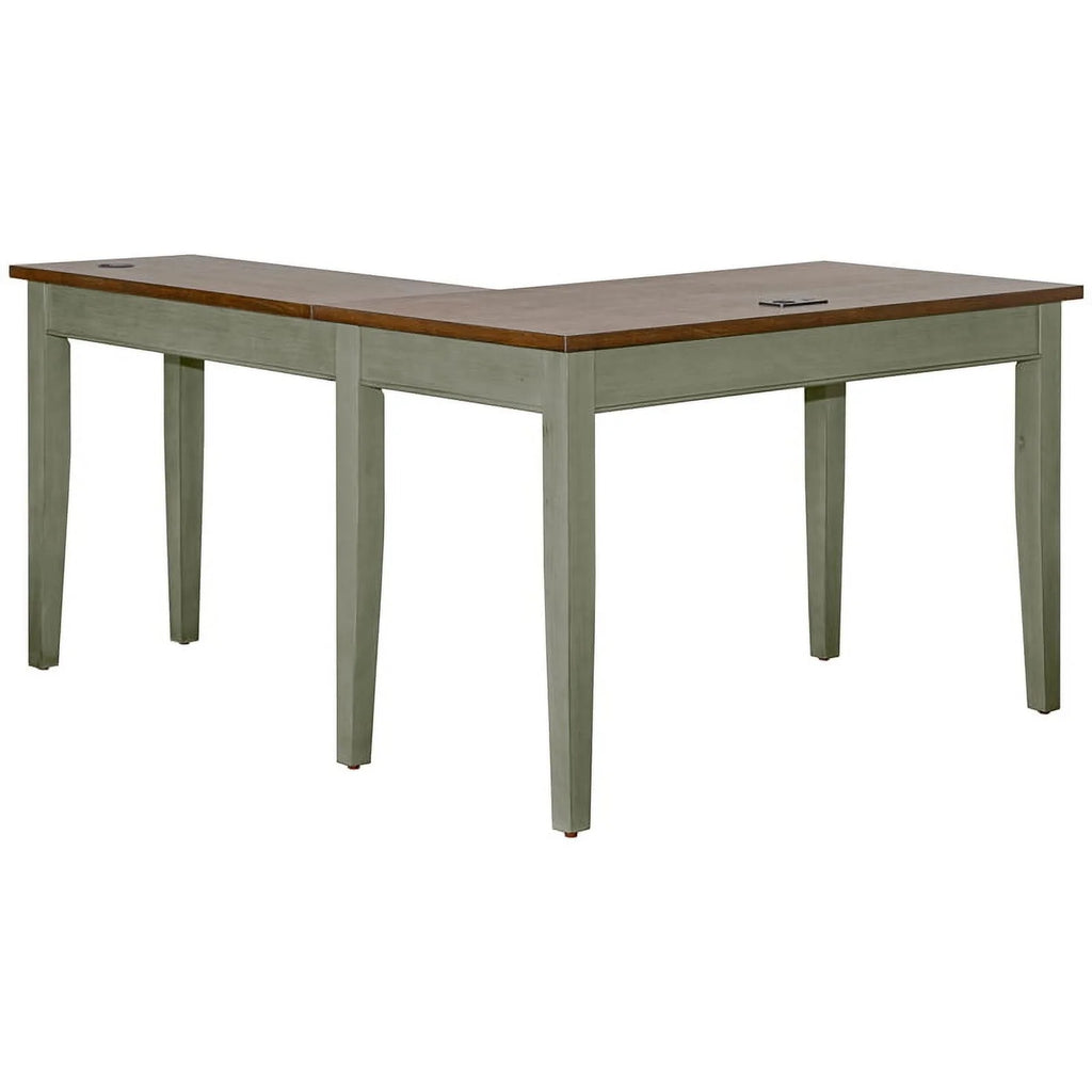 L-shaped Wood Writing Desk N6125