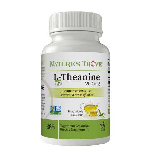 L-Theanine 200mg 365 Vegetarian Capsules F141
