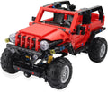 Yellow Off-Road Pickup Truck Building Blocks Toy Car with Brick Separator V781797