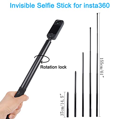 Motorcycle Handlebar Clamp Mount and 61" Selfie Stick M88460