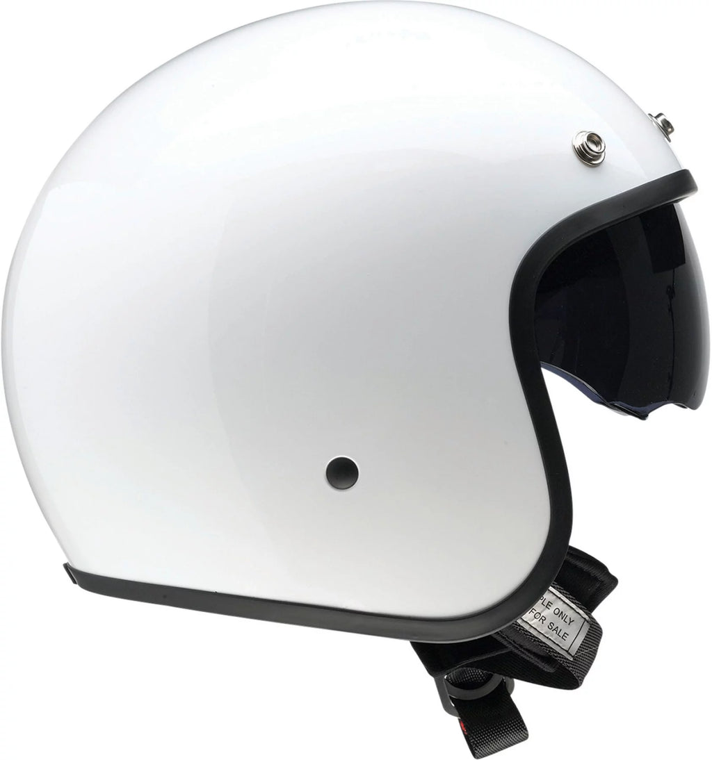 Open Face Motorcycle Helmet White XL I843298
