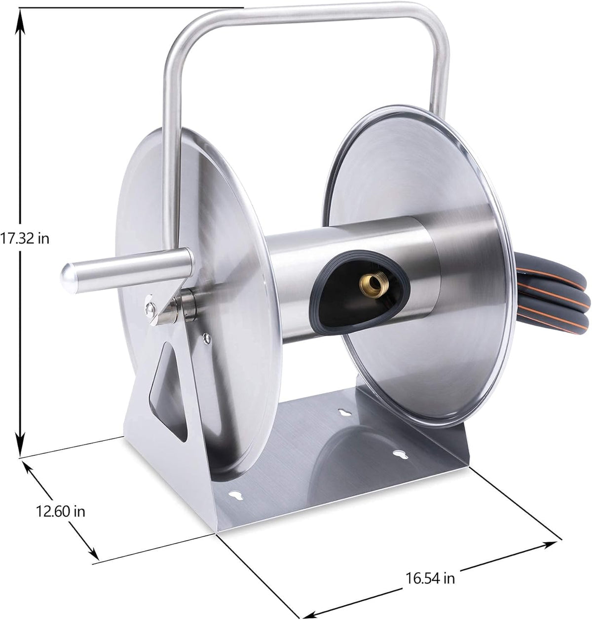 Stainless Steel Hose Reel with Crank I503621