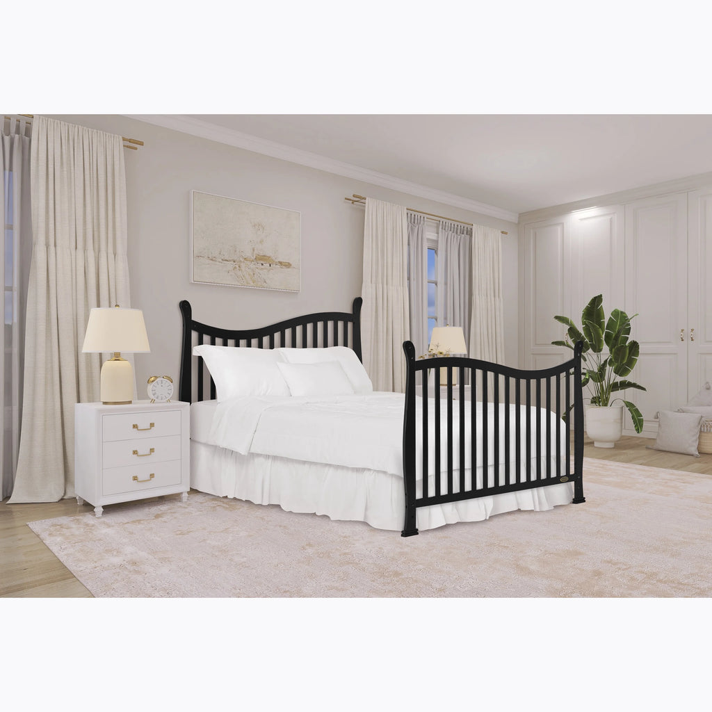 Black Convertible Crib R5547