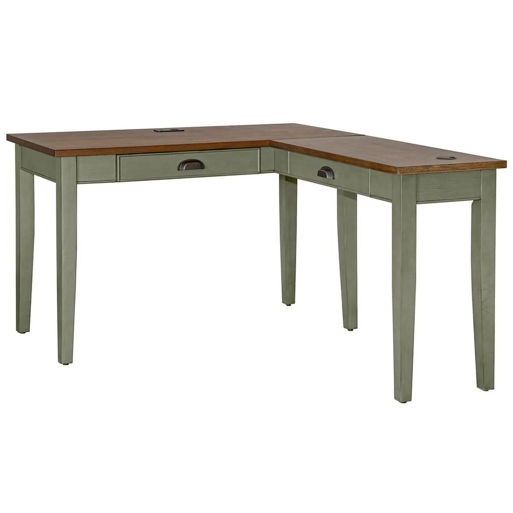 L-shaped Wood Writing Desk N6125
